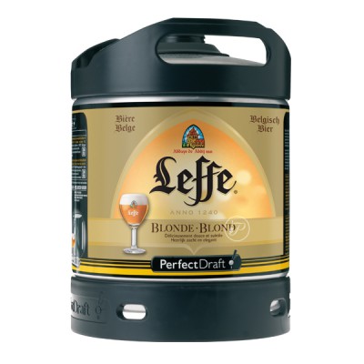 Fût PerfectDraft de bière Leffe Blonde 6L