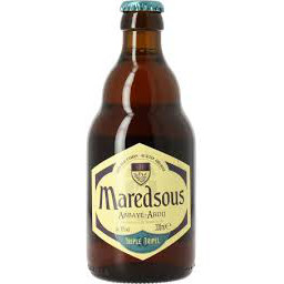 Bouteille de bière blonde Maredsous Triple 33cl