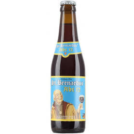 Bouteille de bière brune Saint Bernardus ABT 12 33cl
